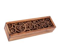 Toyvian Boîte en Bois Marron Boîte à Souvenirs Délicate Couvercle Coulissant Rustique sans Bavures, pour Ranger Bagues et Diamants la Maison