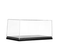 Toyvian BoîTe Vitrine Transparente en Acrylique pour Voitures Miniatures 1:43 Vitrine Anti-PoussièRe PréSentoir De Collection Facile À Monter Et Durable