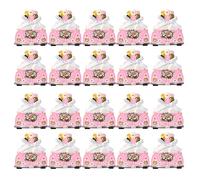 Toyvian Boîtes à Bonbons en Papier Roses de Voiture pour Mariage Lot de 20 Boîtes Pliables et Légères Décoratives pour Présents Fêtes Prénuptiales et Anniversaires