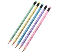 Toyvian Boîtes Crayons 2 Antidérapants Triangulaires en Bois Hb | Lot, Aide à Correction Gestuelle, Usage Dessin, Fournitures Scolaires pour Élèves et Présents Couleur Aléatoire