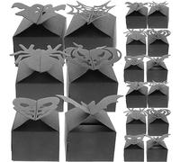 Toyvian Boîtes De 48 Pièces Petite Boîte En Boîtes à Chauves-souris Boîte De Faveurs Dhalloween Cotillons Dhalloween Coffres Au Trésor De Citrouille Papier Boîte à Collation