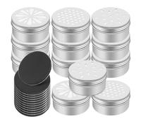 Toyvian Boîtes De Travail pour Odeurs De Chien 12 Pièces Conteneurs pour Le Travail du Nez des Animaux Compagnie Boîtes Formation Odeurs Chien en Aluminium avec 12