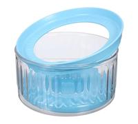 Toyvian Bol à Eau Flottant pour Chien Antidéversement avec Disque Flottant Transparent Gamelle Portable Anti-éclaboussures pour Hydratation Voyage et Usage Quotidien