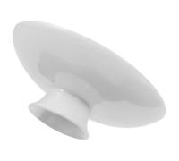 Toyvian Bol à Thé en Céramique 7,8 Cm Couvercle en Porcelaine Blanche Couvercle Rétro Résistant la Chaleur pour Tasse à Thé Accessoire Compatible Design Pratique pour Maison