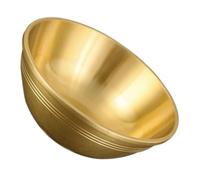 Toyvian Bol Bouddhiste Cuivre Épais Résistant à Usure Bol Polyvalent pour Eau et Riz Décoration Stable pour Table Intérieure et Extérieure Cadeau Spirituel pour Amateurs de Culture