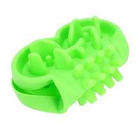 Toyvian Bol Choke Silicone Os pour Animaux Débordement pour Chiens et Chiots Vert Grand