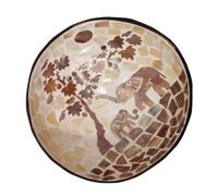 Toyvian Bol Coquille de Noix Naturelle Multifonction Bol Collation Bonbonnière pour Rangement Clés Décoration Maison Polyvalente Surface Lisse sans Éclats Capacité pour Petits