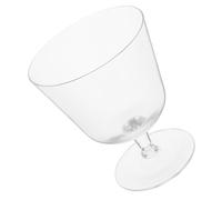 Toyvian Bol de Crème Glacée en Verre Transparent 285ml Élégant à Pied, Réutilisable pour Coupes Dessert, Vacances et Service Décoratif