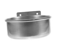 Toyvian Bol pour Chien en Acier Inoxydable Mangeoire Assiette Soulevé Distributeur Bols pour Animaux De Compagnie pour Chiens Nourriture pour Chien Bol De Caisse Silver