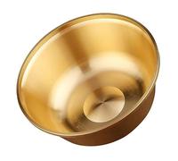 Toyvian Bol Rituel Cuivre Lisse pour Temple et Maison Coupe Sacrée Multi-usage Accessoire Bouddhiste Pratique et Décoratif