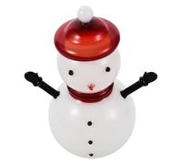 Toyvian Bonbonnière Verre Bonhomme Couvercle Pot de Conservation Décoratif pour Bonbons et Friandises Récipient Élégant pour Stockage Festif et Décoration de Table de Noël