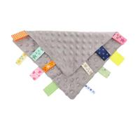 Toyvian Bonnet Couette Jouet Infantile Salive Serviette Enfants Anneaux De Dentition Couvertures Jouets Bébé Sucette Couverture Enfants Velours Côtelé Pouf Peluche