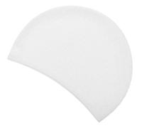 Toyvian Bonnet de Bain en Silicone Imperméable pour Adultes Unisexe, Extra Large pour Cheveux Longs, Protection Anti-Eau Oreilles, Blanc, Natation et Plongée