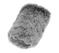 Toyvian Bonnette Microphone Anti-vent Lavable et Réutilisable Protection Confortable pour Accessoires Studio Enregistrement Compatible avec Microphones et USB Couleurs Noir Blanc Gris