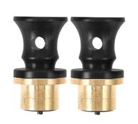 Toyvian Bouchons de Vin pour Bouteilles de Vin et Bière Lot de 2 en Plastique Légers et Compacts Joint Étanche Gourde pour Usage Quotidien et Fêtes