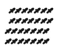 Toyvian Bouchons D'extrémité D'irrigation 1/4 en Plastique Noir, Étanches et Solides, Lot de 60 Pièces pour Production Agricole et Jardinage