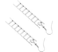 Toyvian Boucles D’oreilles Pendantes Créatives à Crochet pour Adolescentes, Design Échelle en Alliage Robuste, Légères Fêtes et Usage Quotidien, Bijoux Fantaisie pour Fille