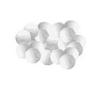 Toyvian Boule de Filtre de Piscine Petit filtres éliminer Boules de Piscine Boules de Filtre de Piscine Remplacement Filtre Piscine Boules de Nettoyage Boules d'aquarium Blanche