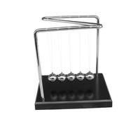 Toyvian Boule de Newton Forme de Z Pendule de Billes Bois Massif Objet Décoratif pour Maison et Bureau Jeu de Physique Éducatif