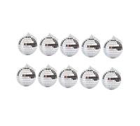 Toyvian Boules Disco Miroir à Suspendre pour Sapin de Noël Lot de 18 Pièces 12 Boules 2 CM Brillantes pour Fête Mariage et Décoration de Noël