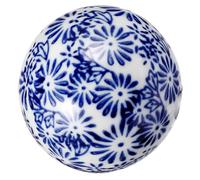 Toyvian Boules Ornementales en Céramique Bleues et Blanches 5 Cm Décoratives pour Aquarium Flottantes Résistantes Matériau Sûr Usage Aquariophilie Poissons Style Aléatoire