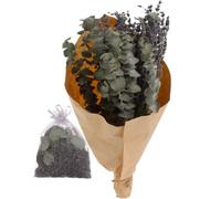 Toyvian Bouquet de Lavande Séchée Naturelle Décoration Apaisante avec Sachet Parfumé Fleurs Suspendues au Parfum Naturel pour Salle de Bain et Boutique