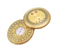 Toyvian Boussole Chinoise Multifonctionnelle en Ronde Couvercle Portable Outil de Navigation pour Camping Décoration Feng Shui Accessoire de Survie