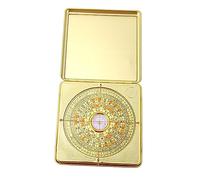 Toyvian Boussole de Divination Professionnelle Laiton Compas Traditionnel Chinois pour Feng Shui Décoration de Bureau et Maison Grand Modèle
