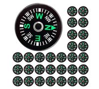 Toyvian Boussole Miniature Étanche Remplie Huile Boussole de Survie Multifonction pour Randonnée Camping et Aventure Plein Air Portable et Précise