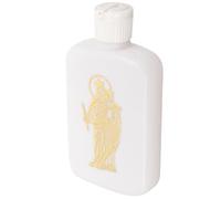 Toyvian Bouteille d'eau Bénite Chrétienne en Plastique Rechargeable, Petit Format Portable Couvercle de Sécurité Anti-Fuite, pour Bénédictions Catholiques et Présents Religieux de Fête