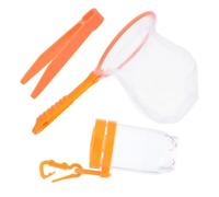 Toyvian Bouteille D'observation en Filet Anti-Insectes Filet Anti-Insectes pour Les Enfants Attrape-Insectes pour Enfants Gardien De Créature Jouets en Plein Air Nanobogues Abdos Orange