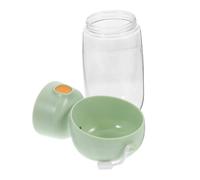 Toyvian Bouteille Eau Portable pour Chien avec Abreuvoir Intégré Bouteille de Voyage pour Animaux de Compagnie pour Extérieur