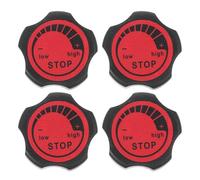 Toyvian Bouton de Vélo D’Appartement M8 à Ressort 4 Pcs - Accessoire de Remplacement pour Contrôle de Vitesse - Pièces Compatibles pour Vélos de Fitness Stationnaires - Réglage Précis