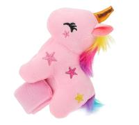 Toyvian Bracelet à Claquer Licorne En Peluche Garçon Et Filles Taille Unique Rembourré Coton Pp Doux Présent Fête Anniversaire Accessoires Décoratifs Rose
