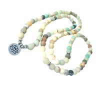 Toyvian Bracelet Collier En Pierre Naturelle Lotus 8 Mm Perles Décoratives Femme Mode Quotidienne Élégante