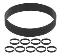 Toyvian Bracelet de sport en silicone Bracelet noir - élastiques en caoutchouc pour événements d'équipe, petits cadeaux, fêtes d'anniversaire musicales