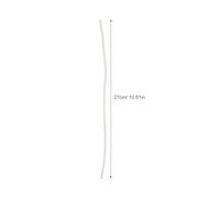 Toyvian Branches Décoratives en Bois de Saule Blanc Torsadé 50 Pièces Tiges Séchées 27 CM pour Vase, Décoration Zen, Bricolage et Arrangements Floraux D’Intérieur