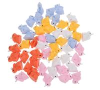 Toyvian Breloques Lapin en Résine Colorées 50 Pièces pour Création de Bijoux, Pendentifs Diy, Boucles D’oreilles, Colliers et Accessoires Faits Main