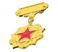 Toyvian Broche Broche revers à revers Broche de soldat de jeu broche insigne broche insigne de récompense médaille commémorative badge en métal broches en alliage chiffon