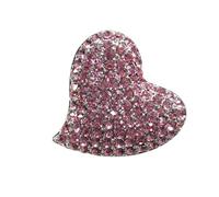 Toyvian Broche Cœur Cristal Délicate Épingle Corsage Élégante pour Femmes Accessoire Mode Chic et Cadeau Créatif