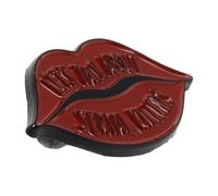 Toyvian Broche Épingle Pour Vêtements Femme Rouge Lèvres Métal Décoration Mode Élégante Accessoire Pour Paquet à Dos Polyvalent