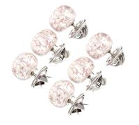 Toyvian Broches sans Clous Lot de 6 Boutons-Pression Métalliques pour Vêtements, Épingles de Couverture pour Corsages et Cols, Accessoires Couture pour Femmes
