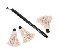 Toyvian Brosse à Badigeonner Le Gril Manche en Bois de Caoutchouc, Design Simple, Corde Suspendue, Set de 1 pour Barbecue et Cuisson en Extérieur Style Aléatoire