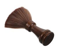 Toyvian Brosse à Cou pour Coiffeur Manche en Bois de Hêtre Poils Doux pour Dépoussiérage et Nettoyage des Cheveux Coupés Accessoire Professionnel Polyvalent pour Salon de Coiffure
