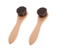 Toyvian Brosse de Toilettage et Manche en Bois 产品配件 2pcs avec Poils Ultra-doux en Crin de Cheval Accessoire Polyvalent pour Animaux de Compagnie pour Cochons D'inde et Hamsters