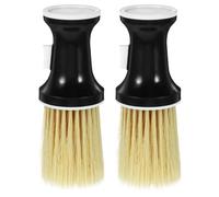 Toyvian Brosse Plumeau Cou Détachable 2 pièces pour Coiffeur, Nettoyage des Cheveux Rebelles, Massage du Cuir Chevelu, pour Hommes, Salon et Maison