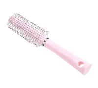 Toyvian Brosse Ronde en Abs pour Brushing Rapide, Douce Cuir Chevelu, pour Femmes, Brosse à Cheveux Rose Antistatique pour Coiffage et Séchage