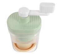 Toyvian Broyeur à Glace Manuel Portable avec 1 Bol Congélation et 2 Plateaux Collecte Outil Manuel pour Glace Pilée Silencieux et Robuste Machine à Pilée Domestique pour Pique-niques