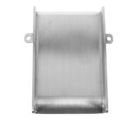 Toyvian Buse de Cascade en Acier Inoxydable pour Bassin et Piscine | Fixation Murale, Finition Argenté Lisse et Antirouille, Structure Guide Intégrée pour Débit Stable