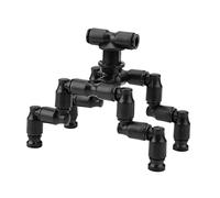 Toyvian Buse de Pulvérisation Réglable pour Reptiles 1 à 4 Sorties Système de Refroidissement et Brumisation Fournitures pour Terrarium Matériel Solide pour Animaux de Compagnie